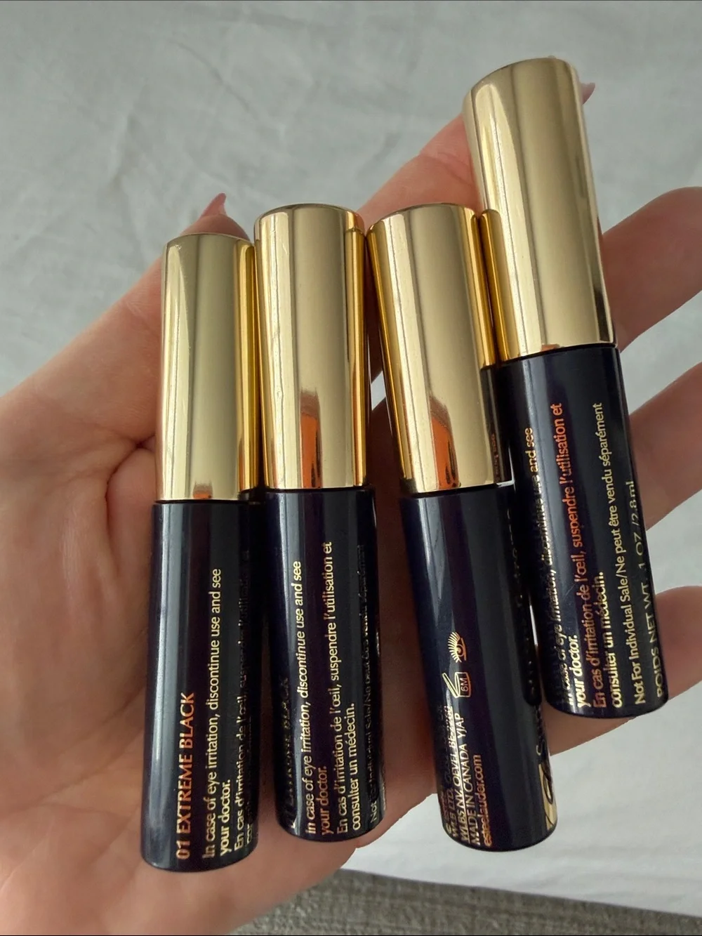 Sumptuous Extreme Lash Multiplying Volume  Mascara Travel Size, Set of 4